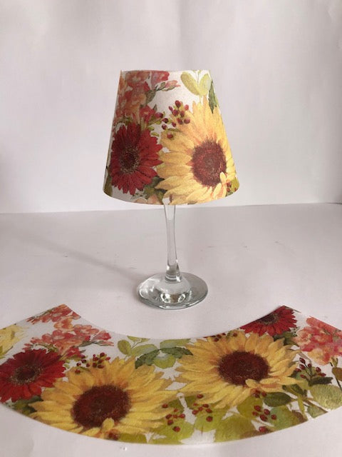 Pantalla para copa de flores