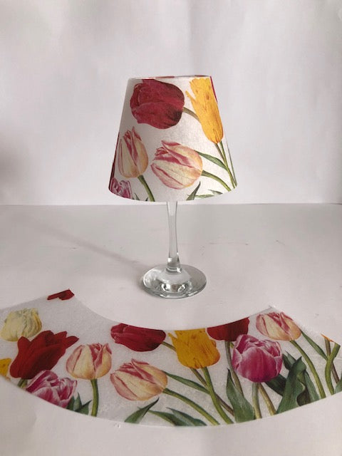 Pantalla para copa de flores