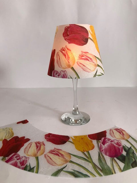 Pantalla para copa de flores
